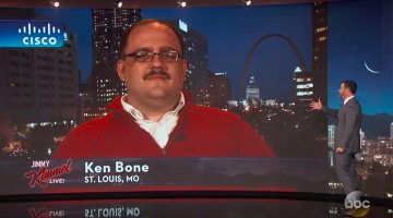 The Ken Bone Train Kept Rolling On Jimmy Kimmel Last Night