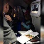 Best Dad Ever Handed Candy Out To Fellow Flight Passenger So His Daughter Could Trick-Or-Treat