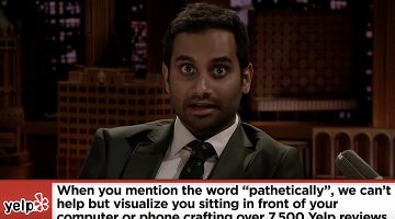 Watch Aziz Ansari & Jimmy Fallon Read Yelp Reviews From Pissed Off Customers